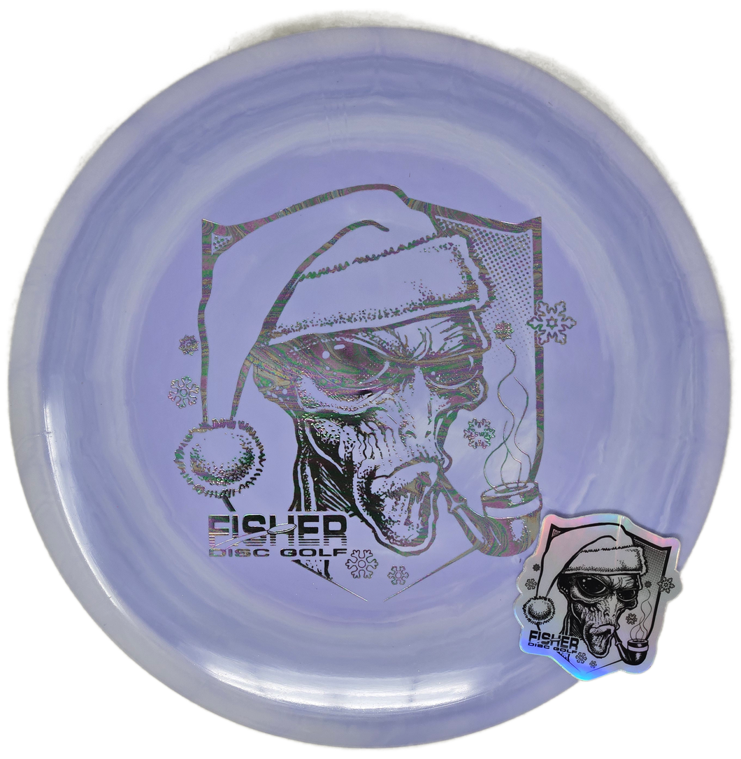 Discraft 2021 Fisher Disc Golf Holiday ESP Zone Les White #19/50