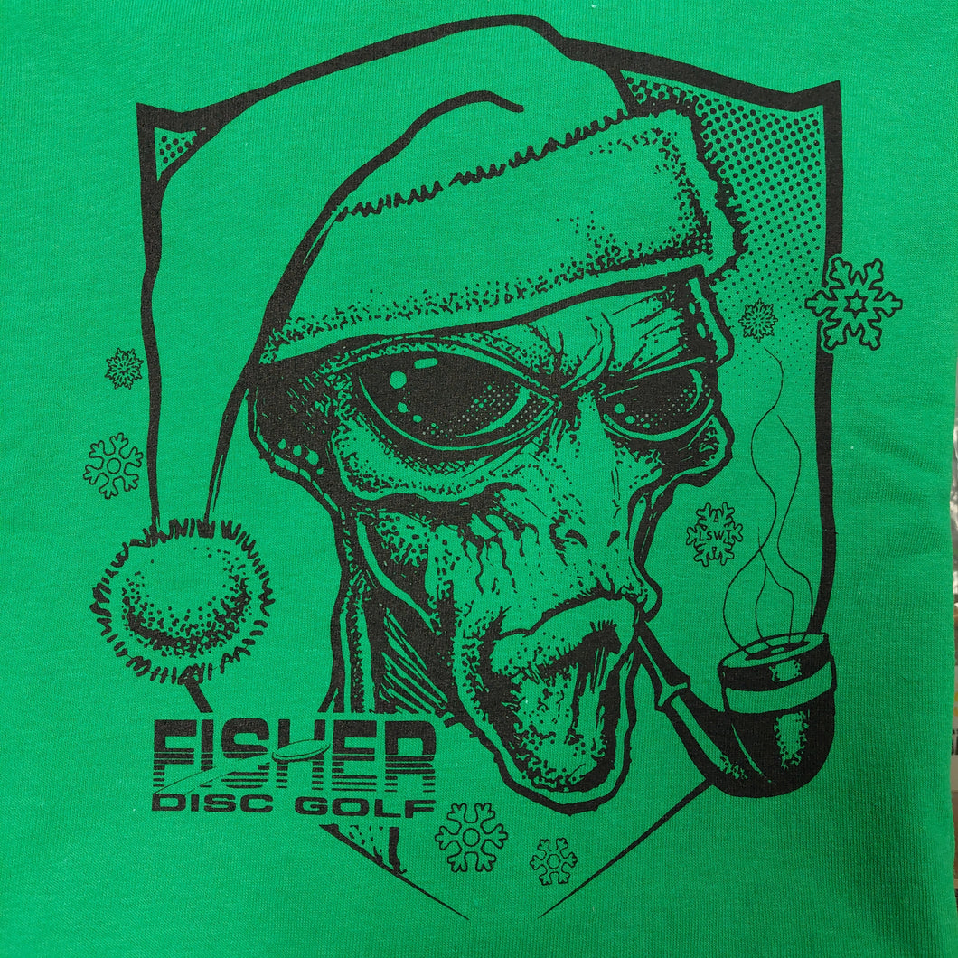 Fisher Disc Golf 2021 Les White Holiday Art Long Sleeve Tee